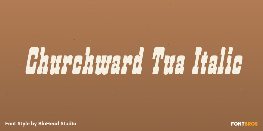 Churchward Tua Italic Poster