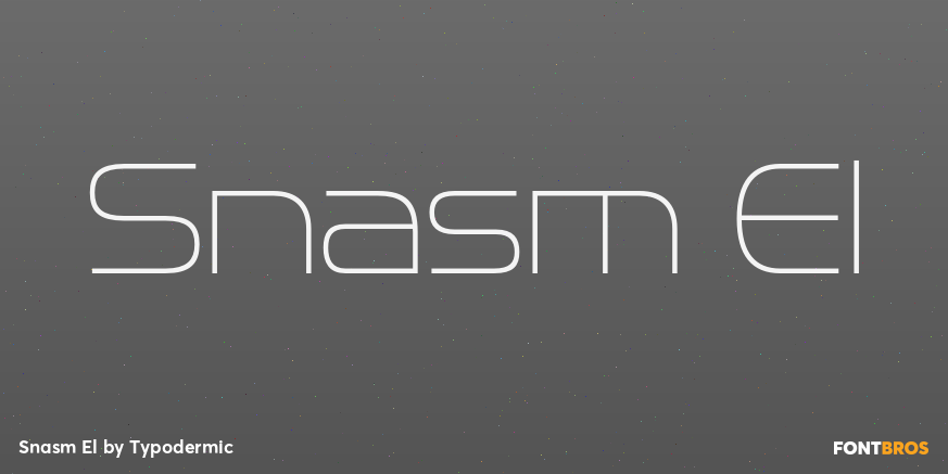 Snasm El Font Poster #1