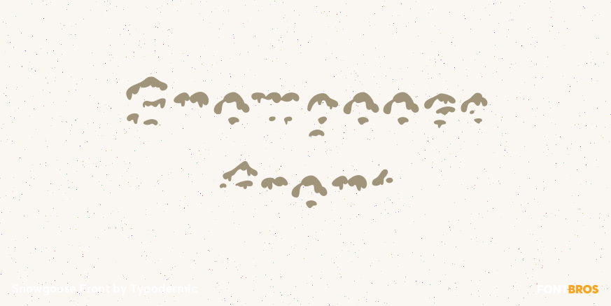 Snowgoose Front Poster