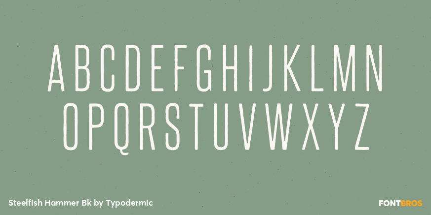 Steelfish Hammer Bk Font Poster #2