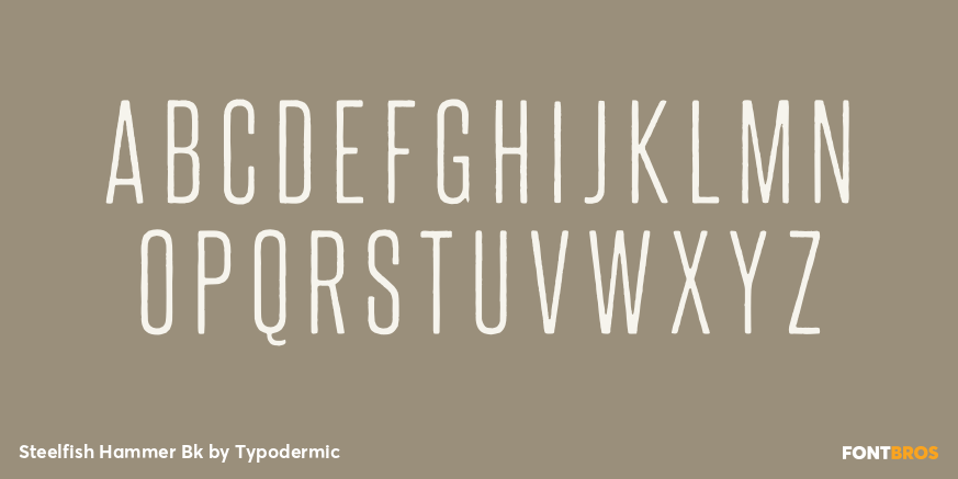 Steelfish Hammer Bk Font Poster #1