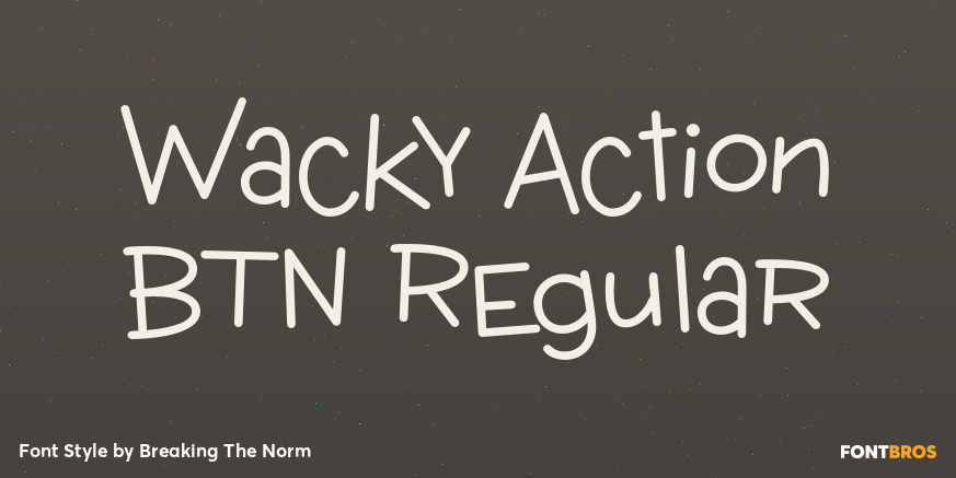 Wacky Action BTN Regular Poster