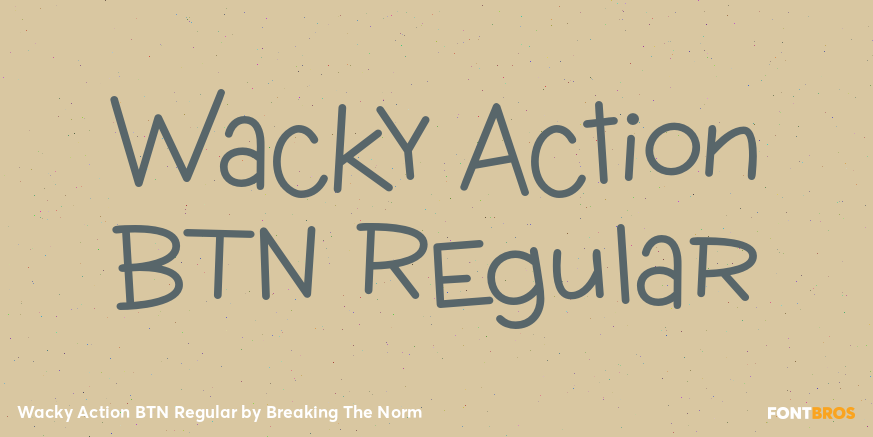 Wacky Action BTN Regular Poster