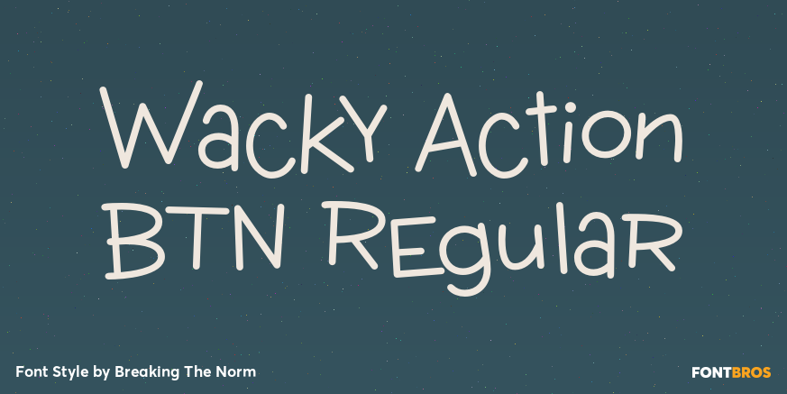 Wacky Action BTN Regular Poster