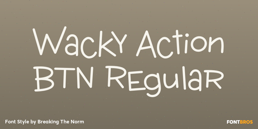 Wacky Action BTN Regular Poster