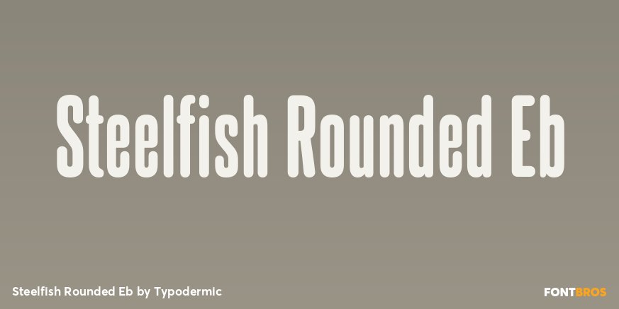 Steelfish Rounded Eb Font Poster #1
