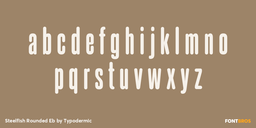 Steelfish Rounded Eb Font Poster #3
