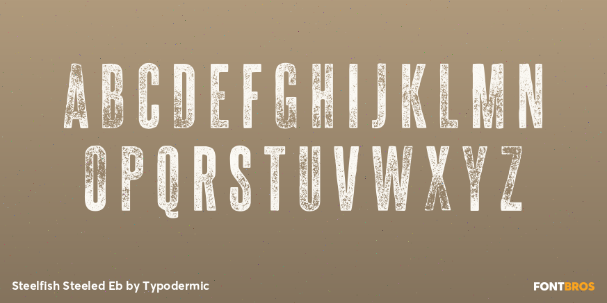 Steelfish Steeled Eb Font Poster #2