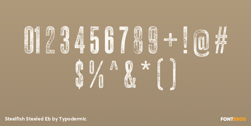 Steelfish Steeled Eb Font Poster #4