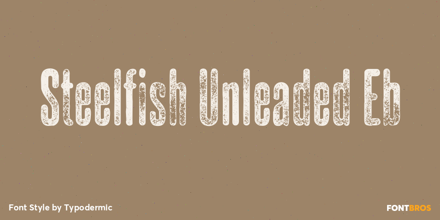 Steelfish Unleaded Eb Poster