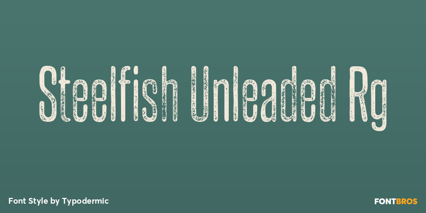 Steelfish Unleaded Rg Poster