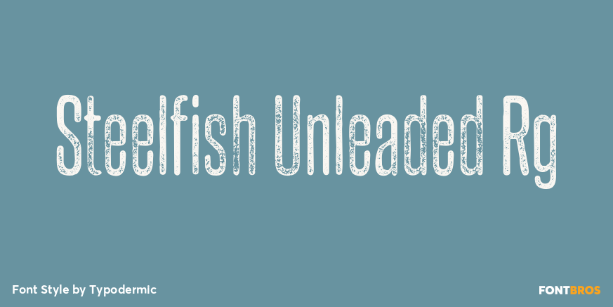 Steelfish Unleaded Rg Poster