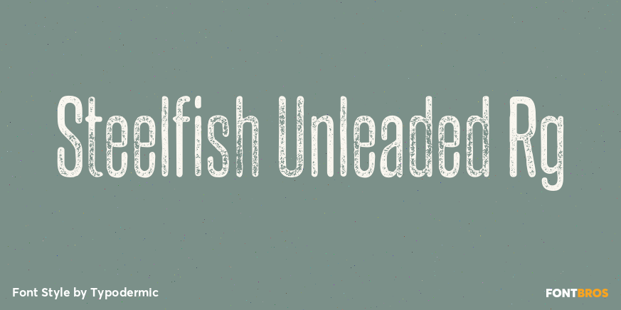 Steelfish Unleaded Rg Poster