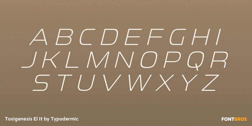 Toxigenesis El It Font Poster #2