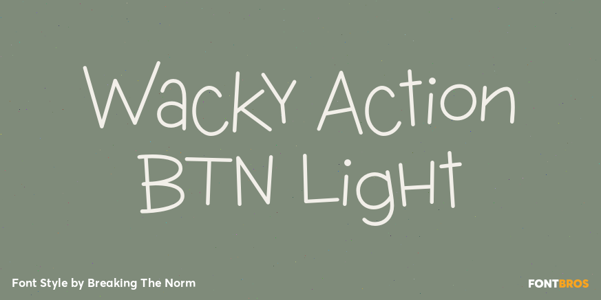 Wacky Action BTN Light Poster
