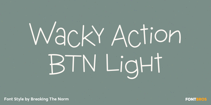 Wacky Action BTN Light Poster