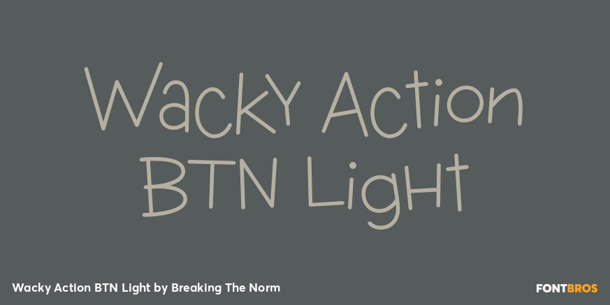 Wacky Action BTN Light Poster