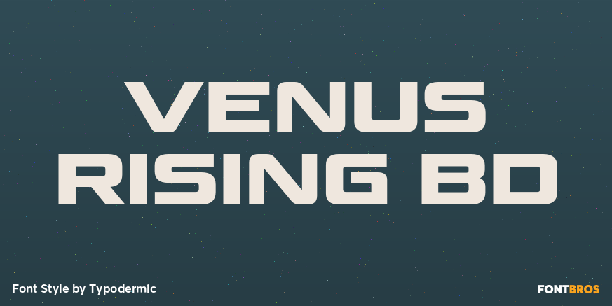 Venus Rising Bd Font Poster #1