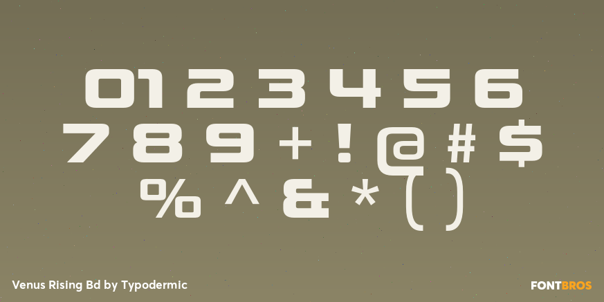 Venus Rising Bd Font Poster #1