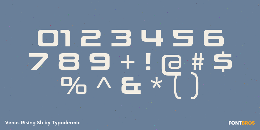 Venus Rising Sb Font Poster #1