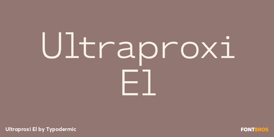 Ultraproxi El Font Poster #1