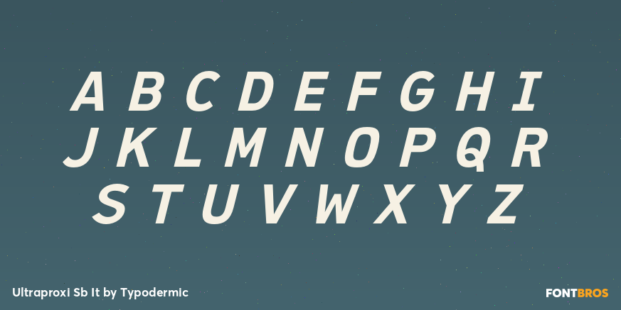 Ultraproxi Sb It Font Poster #2