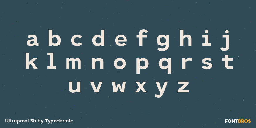 Ultraproxi Sb Font Poster #1