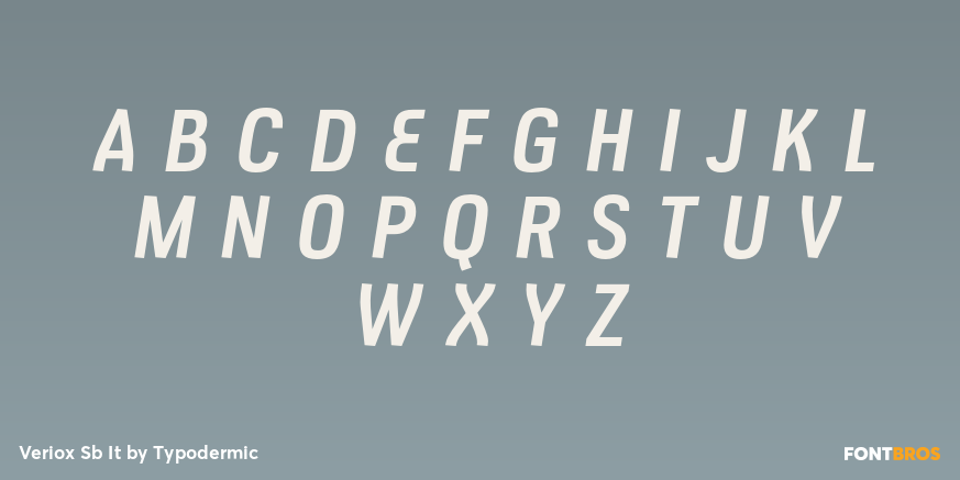 Veriox Sb It Font Poster #2