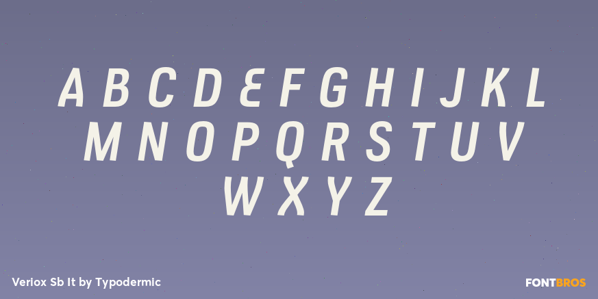 Veriox Sb It Font Poster #1