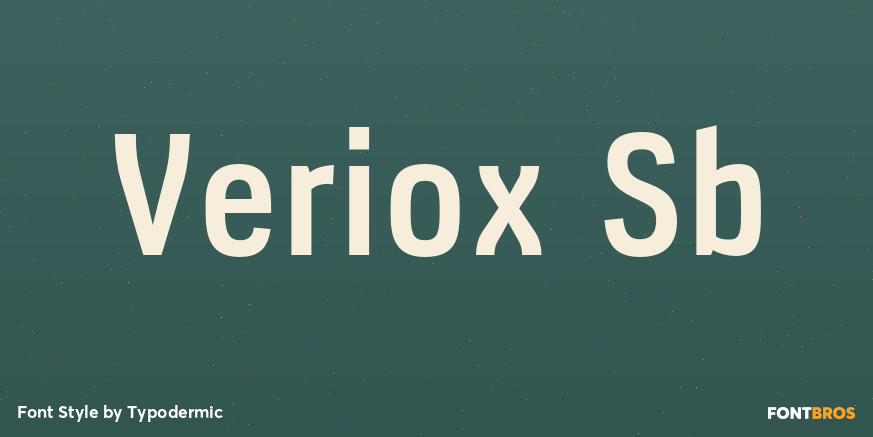 Veriox Sb Font Poster #1