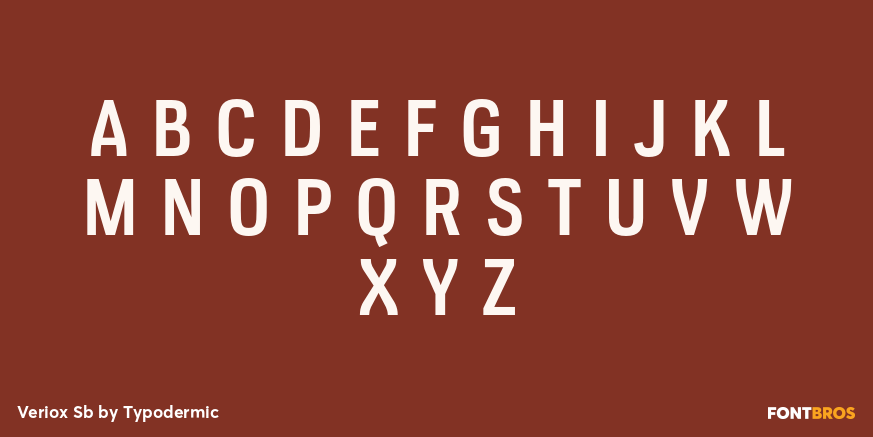 Veriox Sb Font Poster #1