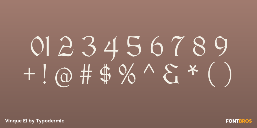 Vinque El Font Poster #1