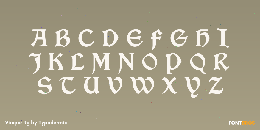 Vinque Rg Font Poster #2