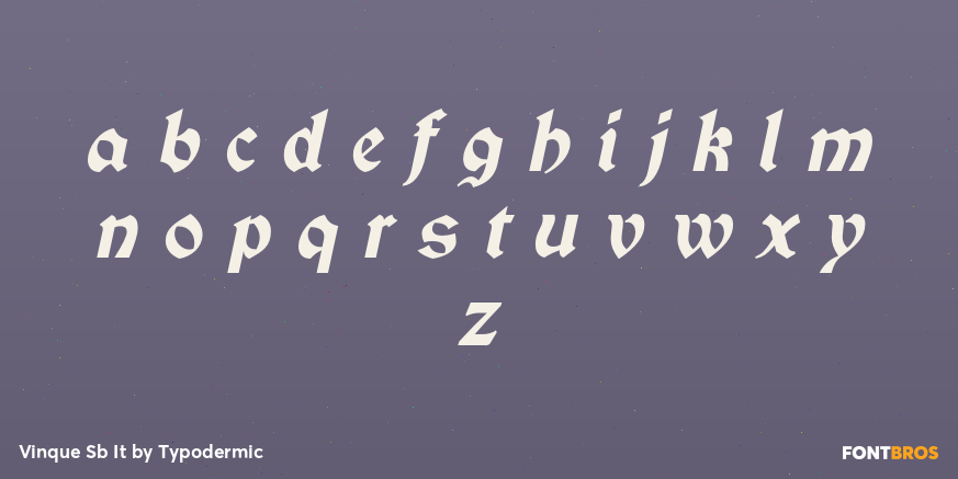 Vinque Sb It Font Poster #3