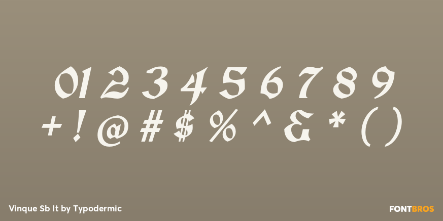 Vinque Sb It Font Poster #4