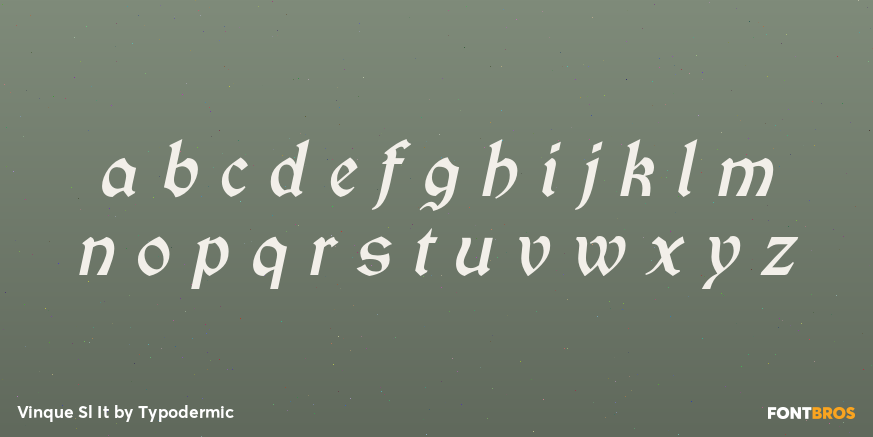 Vinque Sl It Font Poster #1