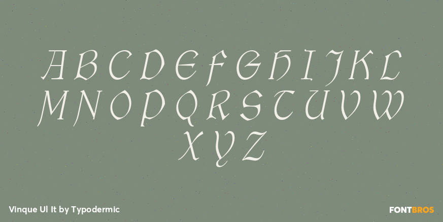 Vinque Ul It Font Poster #2