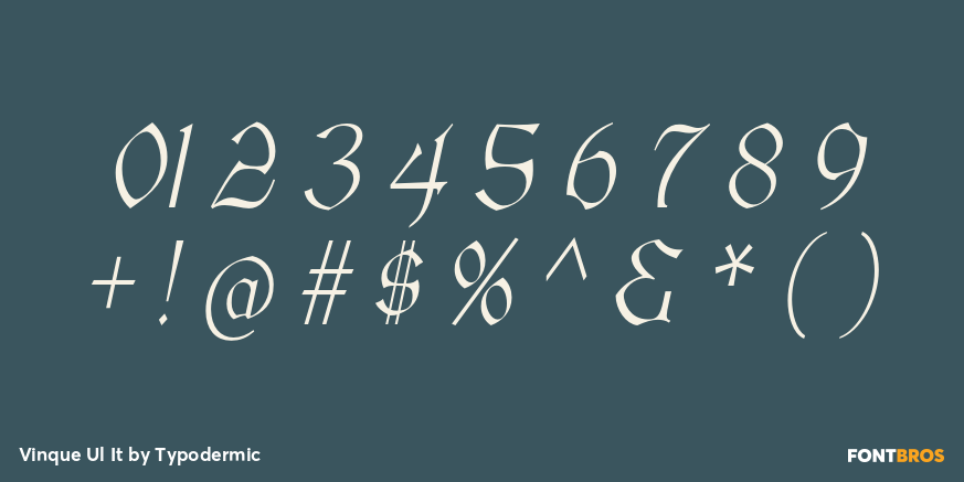 Vinque Ul It Font Poster #4