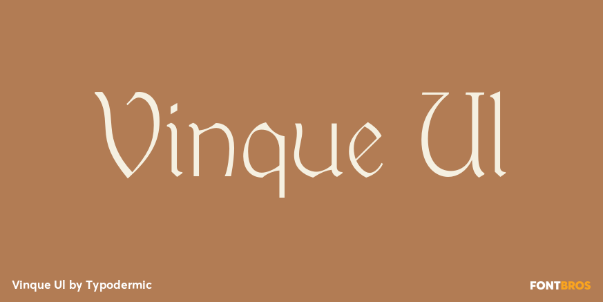 Vinque Ul Font Poster #1