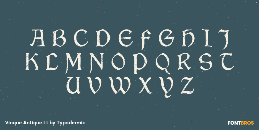 Vinque Antique Lt Font Poster #1