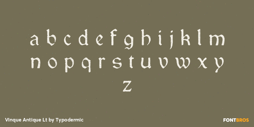 Vinque Antique Lt Font Poster #1