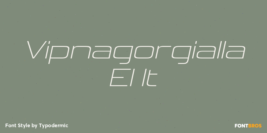 Vipnagorgialla El It Font Poster #1