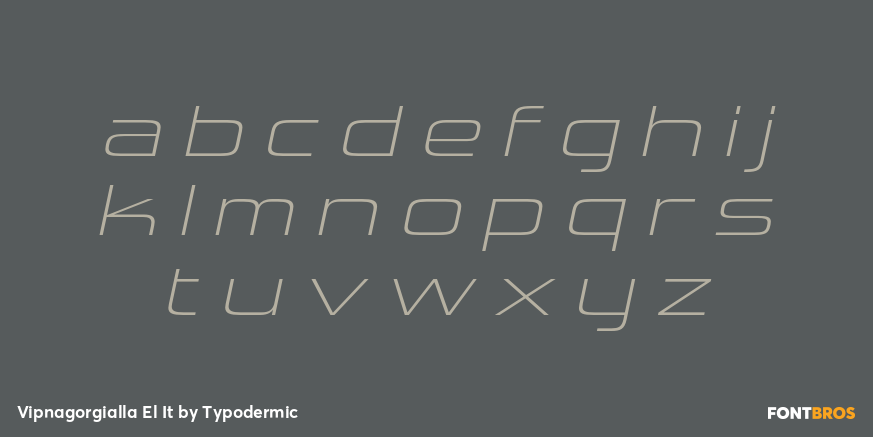 Vipnagorgialla El It Font Poster #1