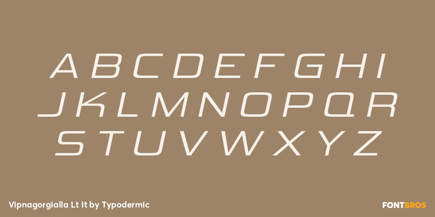 Vipnagorgialla Lt It Font Poster #1