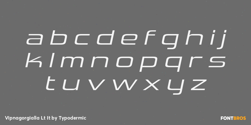 Vipnagorgialla Lt It Font Poster #1