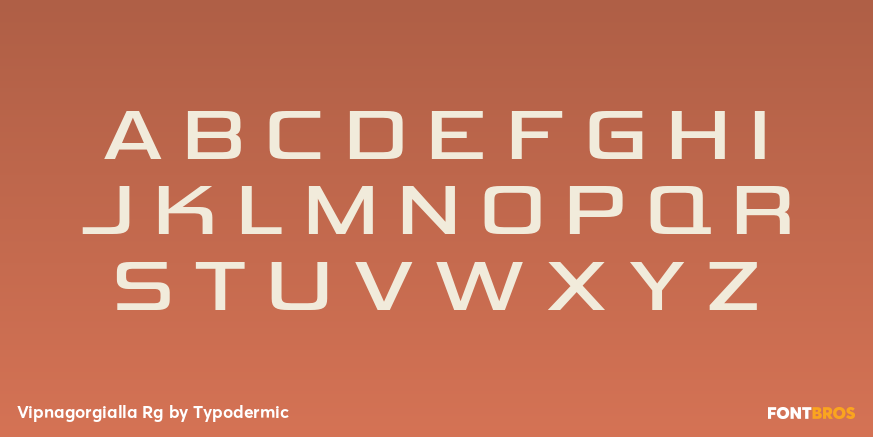 Vipnagorgialla Rg Font Poster #2