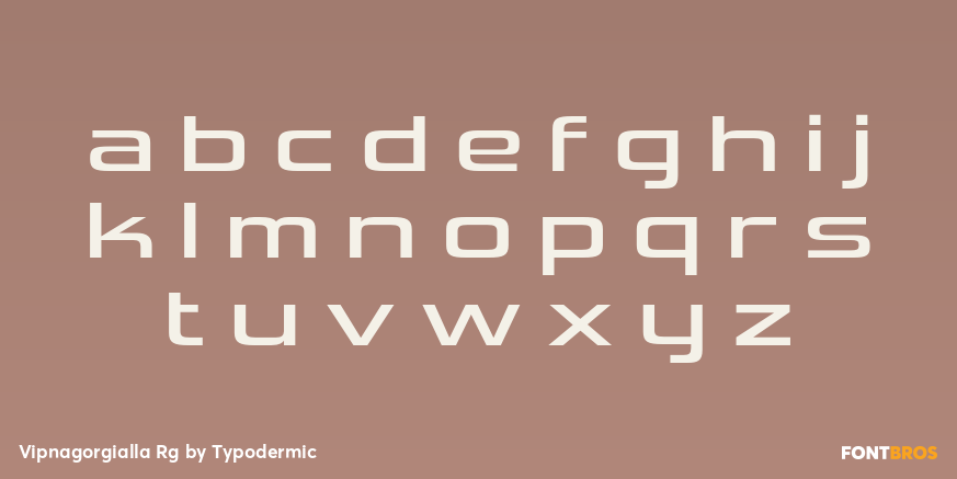 Vipnagorgialla Rg Font Poster #3