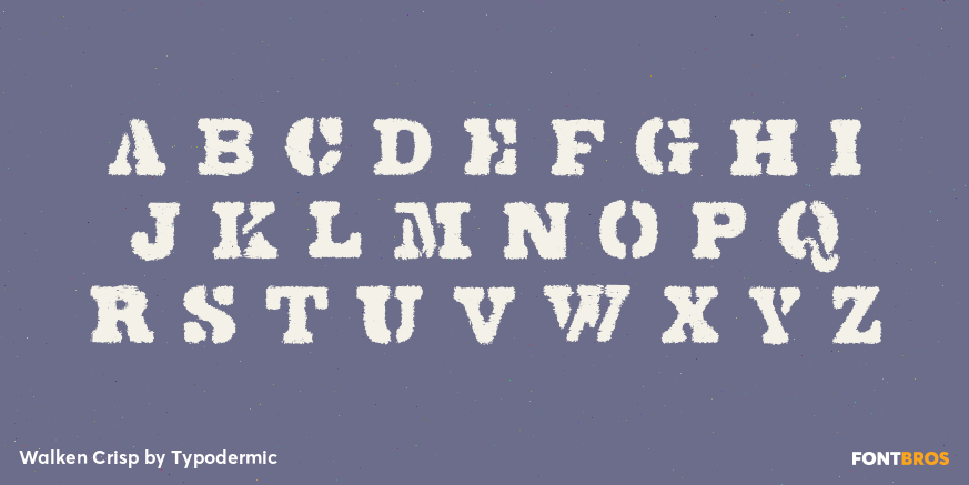 Walken Crisp Font Poster #2