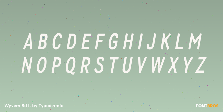 Wyvern Bd It Font Poster #2