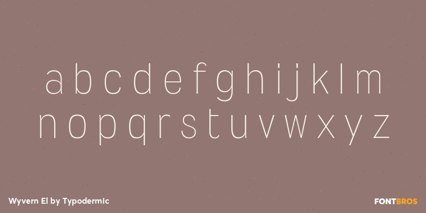 Wyvern El Font Poster #3